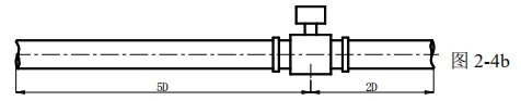 电磁管道流量计直管段安装位置图