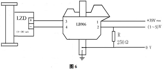 氨气流量计防爆接线图